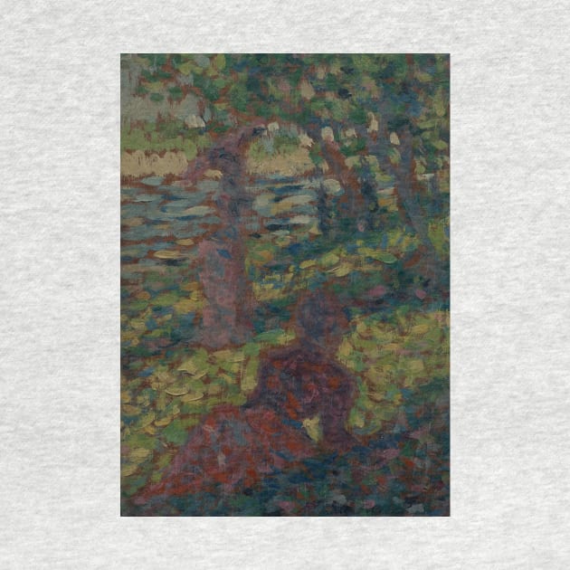 Woman in a Park by Georges-Pierre Seurat by Classic Art Stall